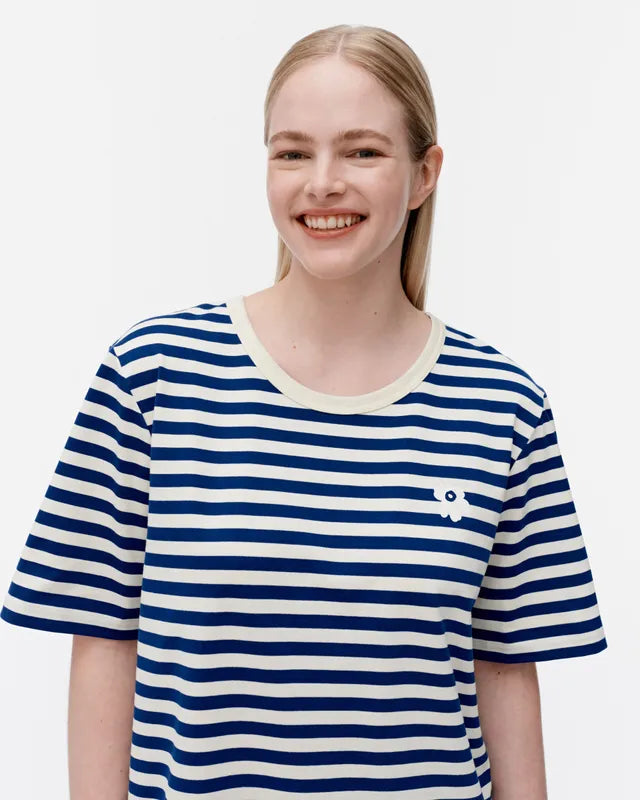Kioski Tasaraita Unisex lyhythiha t-paita Marimekko